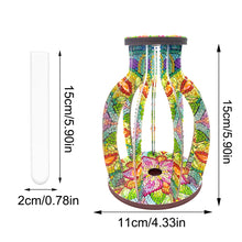 Load image into Gallery viewer, Wood Flower Diamond Painting Flower Vase Diamond Painting Tabletop Ornaments Kit