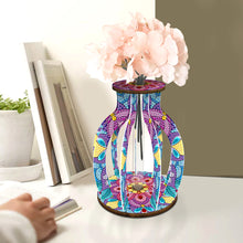 Load image into Gallery viewer, Wood Flower Diamond Painting Flower Vase Diamond Painting Tabletop Ornaments Kit