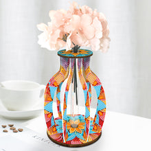 Load image into Gallery viewer, Wood Flower Diamond Painting Flower Vase Diamond Painting Tabletop Ornaments Kit