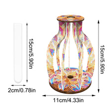 Load image into Gallery viewer, Wood Flower Diamond Painting Flower Vase Diamond Painting Tabletop Ornaments Kit