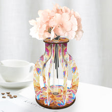 Load image into Gallery viewer, Wood Flower Diamond Painting Flower Vase Diamond Painting Tabletop Ornaments Kit