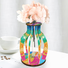 Load image into Gallery viewer, Wood Flower Diamond Painting Flower Vase Diamond Painting Tabletop Ornaments Kit