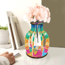 Load image into Gallery viewer, Wood Flower Diamond Painting Flower Vase Diamond Painting Tabletop Ornaments Kit