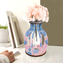 Load image into Gallery viewer, Wood Flower Diamond Painting Flower Vase Diamond Painting Tabletop Ornaments Kit