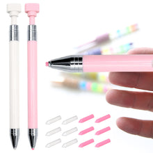 Load image into Gallery viewer, Diamond Painting Pen with Wax Refillable Wax Pen for Diamond Art Nail DIY Craft