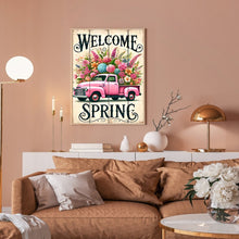 Load image into Gallery viewer, Diamond Painting - Full Round - Pink Flower Car (30*40CM)