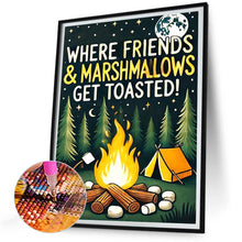 Load image into Gallery viewer, Diamond Painting - Full Round - Outdoor Camping Bonfire (30*40CM)