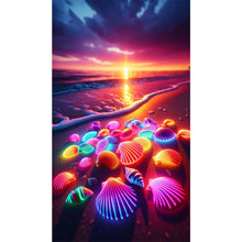 Load image into Gallery viewer, AB Diamond Painting - Full Round - Colorful Fluorescent Shells (40*70CM)