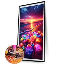 Load image into Gallery viewer, AB Diamond Painting - Full Round - Colorful Fluorescent Shells (40*70CM)