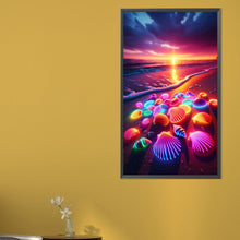 Load image into Gallery viewer, AB Diamond Painting - Full Round - Colorful Fluorescent Shells (40*70CM)