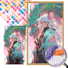Load image into Gallery viewer, AB Diamond Painting - Full Round - Samurai Girl (40*70CM)
