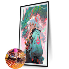 Load image into Gallery viewer, AB Diamond Painting - Full Round - Samurai Girl (40*70CM)