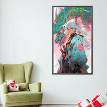 Load image into Gallery viewer, AB Diamond Painting - Full Round - Samurai Girl (40*70CM)