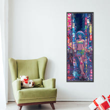 Load image into Gallery viewer, AB Diamond Painting - Full Round - Girl On The Street (30*80CM)