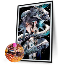 Load image into Gallery viewer, AB Diamond Painting - Full Round - Dragon And Girl (40*60CM)