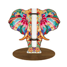 Load image into Gallery viewer, Wood Elephant Diamond Painting Vase Desktop Diamond Art Kits Bedroom Table Decor