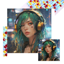 Load image into Gallery viewer, Diamond Painting - Full Square - Music Trend Girl (40*40CM)