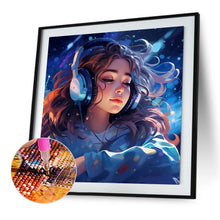 Load image into Gallery viewer, Diamond Painting - Full Square - Music Trend Girl (40*40CM)