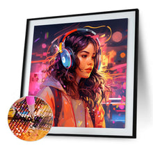 Load image into Gallery viewer, Diamond Painting - Full Square - Music Trend Girl (40*40CM)