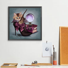 Load image into Gallery viewer, Diamond Painting - Full Square - Cat Witch (40*40CM)