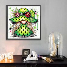 Load image into Gallery viewer, Diamond Painting - Full Square - Colorful Ladybug Girl (30*30CM)