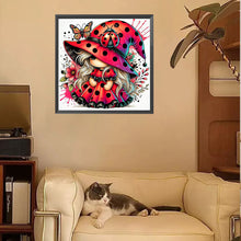 Load image into Gallery viewer, Diamond Painting - Full Square - Colorful Ladybug Girl (30*30CM)