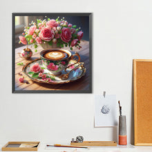 Load image into Gallery viewer, Diamond Painting - Full Round - Vase Coffee (40*40CM)