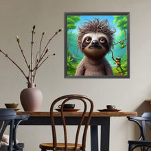 Load image into Gallery viewer, Diamond Painting - Full Round - Tired Sloth (30*30CM)