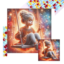 Load image into Gallery viewer, Diamond Painting - Full Square - Dream Butterfly Little Girl (40*40CM)