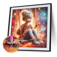 Load image into Gallery viewer, Diamond Painting - Full Square - Dream Butterfly Little Girl (40*40CM)