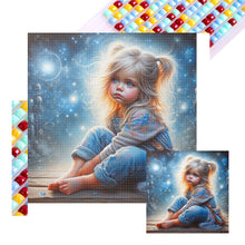 Load image into Gallery viewer, Diamond Painting - Full Square - Dream Butterfly Little Girl (40*40CM)