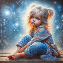 Load image into Gallery viewer, Diamond Painting - Full Square - Dream Butterfly Little Girl (40*40CM)