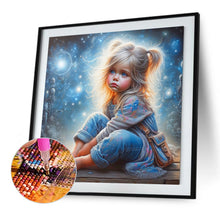 Load image into Gallery viewer, Diamond Painting - Full Square - Dream Butterfly Little Girl (40*40CM)