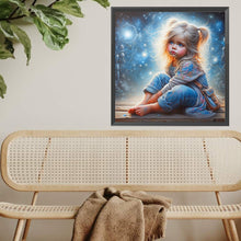 Load image into Gallery viewer, Diamond Painting - Full Square - Dream Butterfly Little Girl (40*40CM)