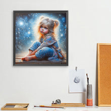 Load image into Gallery viewer, Diamond Painting - Full Square - Dream Butterfly Little Girl (40*40CM)