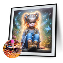 Load image into Gallery viewer, Diamond Painting - Full Square - Dream Butterfly Little Girl (40*40CM)