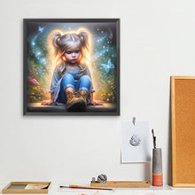 Load image into Gallery viewer, Diamond Painting - Full Square - Dream Butterfly Little Girl (40*40CM)