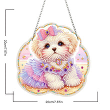 Load image into Gallery viewer, Acrylic Special Shape Flower Parrot DIY Diamond Art Pendant Kit for Wall Window