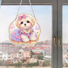 Load image into Gallery viewer, Acrylic Special Shape Flower Parrot DIY Diamond Art Pendant Kit for Wall Window