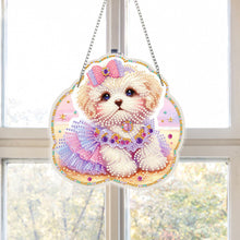 Load image into Gallery viewer, Acrylic Special Shape Flower Parrot DIY Diamond Art Pendant Kit for Wall Window