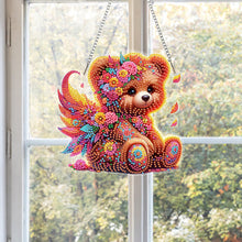 Load image into Gallery viewer, Acrylic Special Shape Flower Parrot DIY Diamond Art Pendant Kit for Wall Window