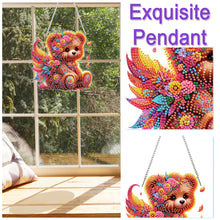 Load image into Gallery viewer, Acrylic Special Shape Flower Parrot DIY Diamond Art Pendant Kit for Wall Window