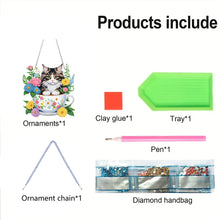 Load image into Gallery viewer, Acrylic Special Shape Flower Parrot DIY Diamond Art Pendant Kit for Wall Window