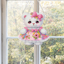 Load image into Gallery viewer, Acrylic Special Shape Flower Parrot DIY Diamond Art Pendant Kit for Wall Window