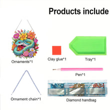 Load image into Gallery viewer, Acrylic Special Shape Flower Parrot DIY Diamond Art Pendant Kit for Wall Window