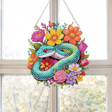 Load image into Gallery viewer, Acrylic Special Shape Flower Parrot DIY Diamond Art Pendant Kit for Wall Window