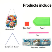 Load image into Gallery viewer, Acrylic Special Shape Flower Parrot DIY Diamond Art Pendant Kit for Wall Window