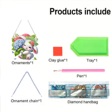 Load image into Gallery viewer, Acrylic Special Shape Flower Parrot DIY Diamond Art Pendant Kit for Wall Window