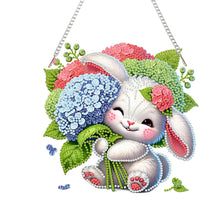 Load image into Gallery viewer, Acrylic Special Shape Flower Parrot DIY Diamond Art Pendant Kit for Wall Window