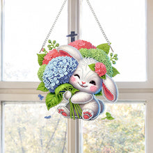 Load image into Gallery viewer, Acrylic Special Shape Flower Parrot DIY Diamond Art Pendant Kit for Wall Window